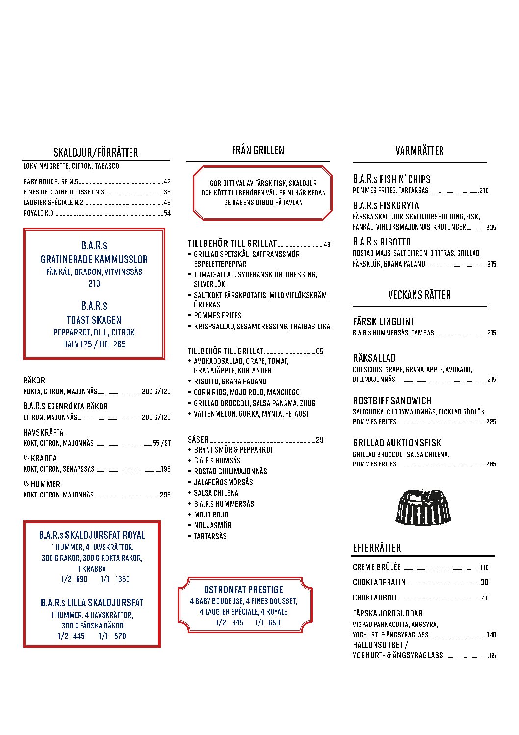 Lunchmeny v.33