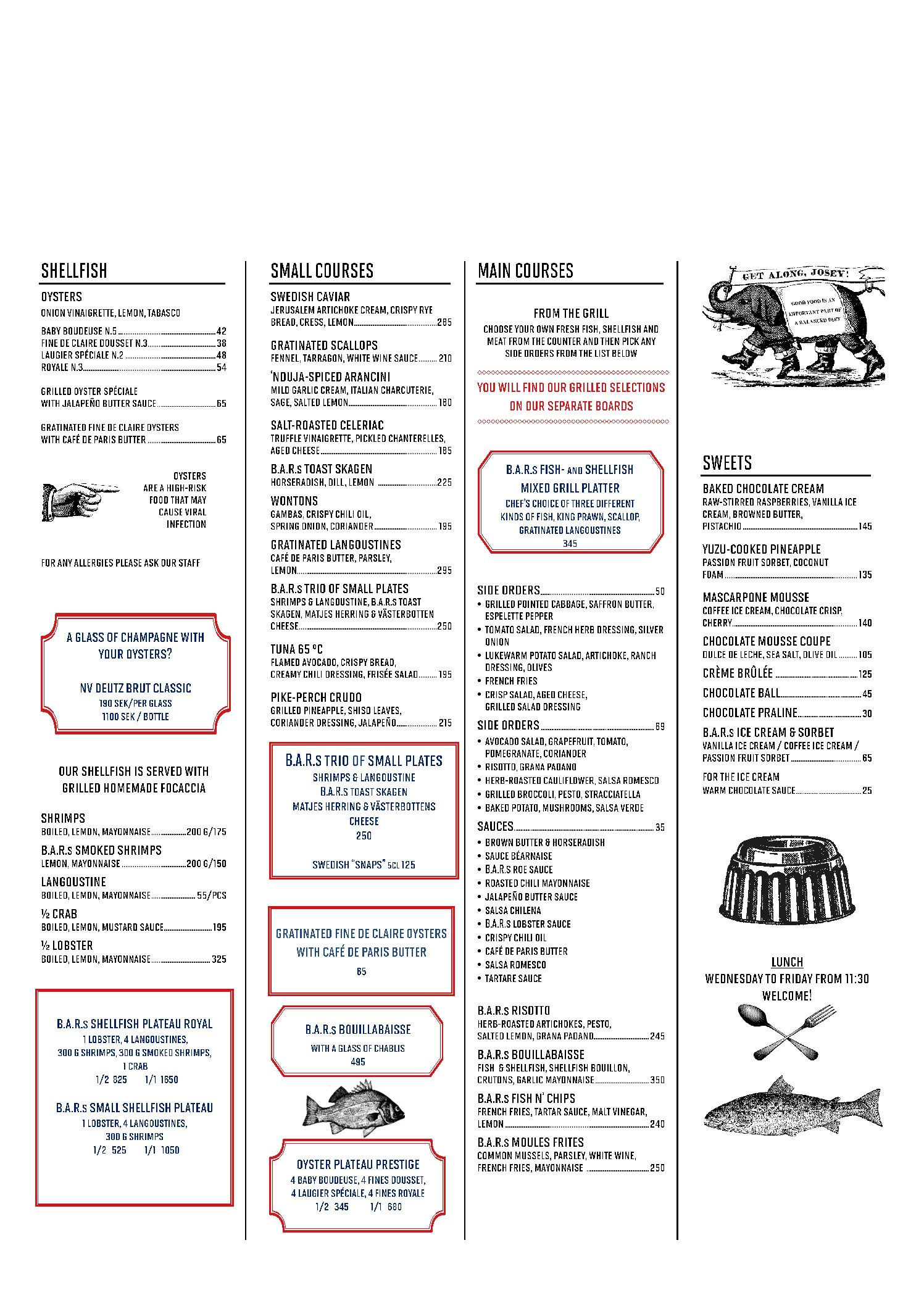 B.A.R. Menu